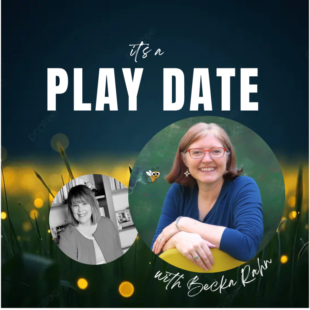 I Used to Be Fun podcast art, Play Date with artist and teacher, Becka Rahn